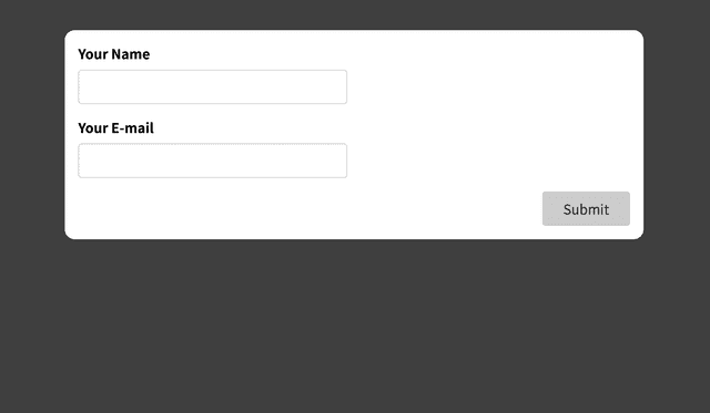 Form & User Input
